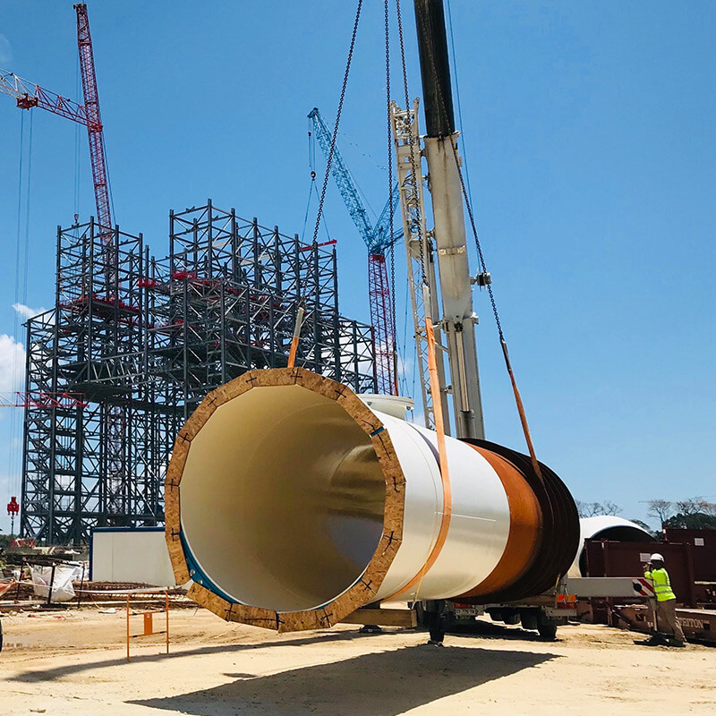 Bluetech stalen leiding